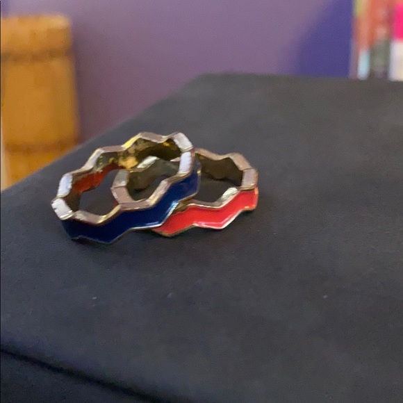 Stackable chevron rings - Picture 2 of 4